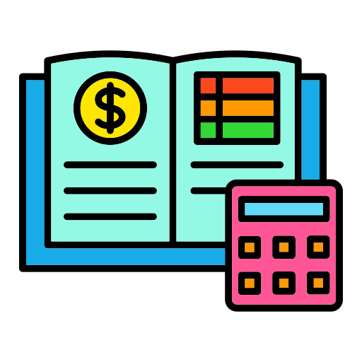 . Image of a person learning manual accounting in Tally course.