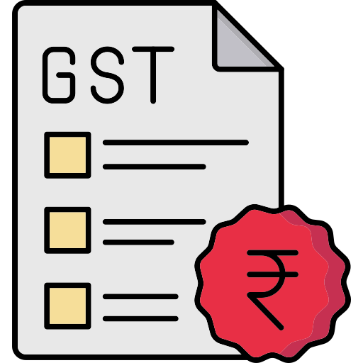 Visual representation of a GST calculator designed for Tally course.